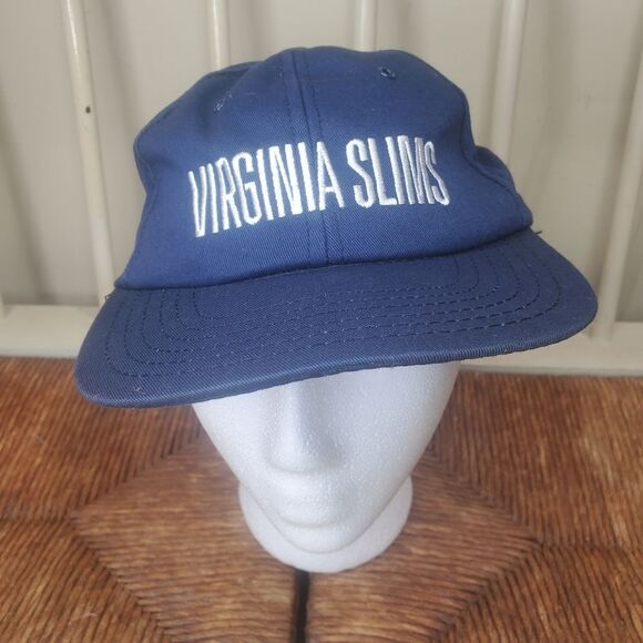 Vintage made in U.S.A spell out Virgina slim cigarettes hat snap back - Picture 1 of 7